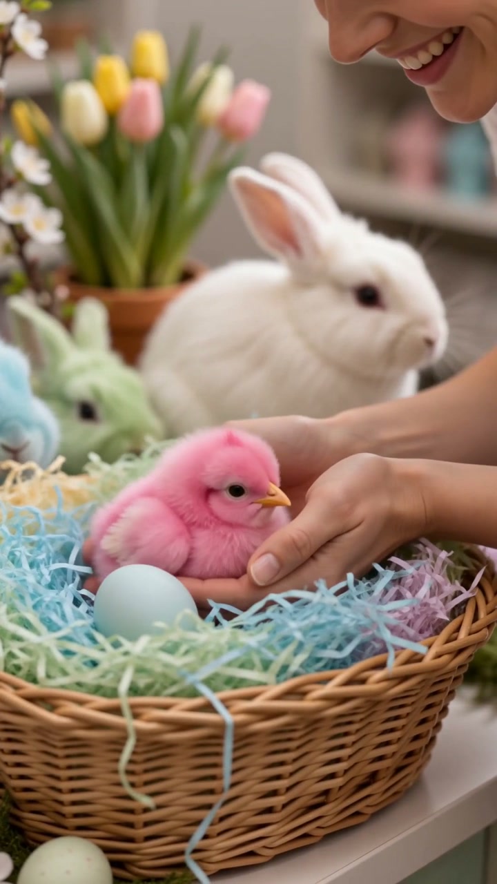 Still frame from the video answering: Is Selling a Dyed Easter Chick Illegal in Massachusetts?